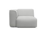 Sessel OTTO HOME "Sofa-Eckelement, Maße B/T/H: 109/97/46 cm", grau (hellgrau), B:109cm H:70cm T:97cm, Struktur fein (100% Polyester);Samtoptik (100% Polyester);Samtcord (92% Polyester, 8% Polyamid), Sessel, Sessel, als Modul oder separat verwendbar, für individuelle Zusammenstellung
