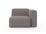 Sessel OTTO HOME "Sofa-Eckelement, Maße B/T/H: 109/97/46 cm", braun (taupe), B:109cm H:70cm T:97cm, 100% Polyester, Sessel, Sessel, als Modul oder separat verwendbar, für individuelle Zusammenstellung