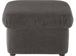 Hocker DOMO COLLECTION "Pegnitz B/T 60/60cm", grau (stone), B:60cm H:40cm T:60cm, 95% Polyester, 5% Nylon, Hocker, Hocker