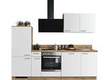 KOCHSTATION "KS-Scafa, mit höhenverstellbaren Füßen, vormontiert, mit" Soft-Close, wahl. mit E-Geräten inkl. Geschirrspüler, Breite 260 cm