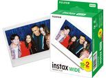 FUJIFILM Sofortbildfilm "Instax WIDE Film", weiß (ohne farbbezeichnung), Foto-Filme, Sofortbildfilm