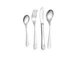 Kinderbesteck RITZENHOFF & BREKER "Kinderbesteck Waldtiere 4er Set silber", silber, 4, Essbesteck-Sets, Kinderbesteck, Ideal für den Alltag, spülmaschinengeeignet