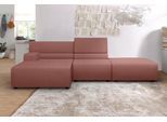 Ecksofa EGOITALIANO "Babouche, Designsofa mit außergewöhnlichem Sitzkomfort zum Wohlfühlen", braun (cedar wood), B:287cm H:80cm T:98cm, 100% Polyester. Wasserabweisende Mikrofaser., Sofas, Ecksofa