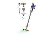 DYSON Akku-Hand-und Stielstaubsauger "Dyson V15™ Detect Fluffy", blau (blau, nickel), B:26,6cm H:126cm T:25cm, Akkusauger, Akku-Hand-und Stielstaubsauger