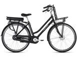 E-Bike ADORE "Cantaloupe" Gr. 49, schwarz (schwarz, schwarz), Elektrofahrräder, 49cm, 28 Zoll (71,12cm), E-Bike, Pedelec, Elektrofahrrad für Damen u. Herren