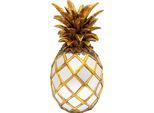Dekoobjekt KARE DESIGN "Pineapple Mirror 29x35cm", gold, B:17cm H:34cm T:17cm, Polyresin, Dekofiguren, Dekoobjekt