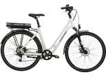 E-Bike KROSS "E-Citybike Sentio Hybrid 1.0 28 Zoll weiß" Gr. 51, weiß (weiß, schwarz), Elektrofahrräder, 51cm, 28 Zoll (71,12cm), E-Bike, Pedelec, Elektrofahrrad für Damen und Herren