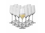 Champagnerglas SPIEGELAU "Champagnergläser Lifestyle 310 ml 12er Set transparent", bunt (transparent), B:7,5cm H:22,3cm Ø:7,5cm, Glas, Trinkgefäße, Champagnerglas, Spülmaschinenfest