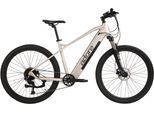 E-Bike ADORE "GV-650" Gr. 48, silber (brushed silber matt, schwarz), Elektrofahrräder, 48cm, 27,5 Zoll (69,85cm), E-Bike, Pedelec, Elektrofahrrad für Damen u. Herren, MTB