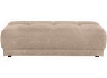 Hocker DOMO COLLECTION "Ava Bankhocker mit Federkernunterfederung, B/T 150/67cm", beige (natur), B:150cm H:44cm T:67cm, Struktur (100% Polyester);Microfaser PRIMABELLE (100% Polyester);Kunstleder SOFTLUX;Struktur fein (100% Polyester), Hocker, Hocker