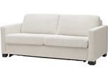 Schlafsofa HOME AFFAIRE "Vionelle, 2-Sitzer mit Kaltschaummatratze nach Wahl, Breite 166 cm", weiß (light, grau), B:166cm H:81cm T:98cm, 88% Polyester, 12% Polyacryl, Sofas, Schlafsofa, Dauerschläfer mit wahlweise Standard- oder Premium-Matratze