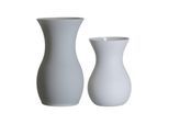 Dekovase RITZENHOFF & BREKER "Vasen-Set Annalena 2er Set", grau, B:2cm H:2cm T:2cm, Vasen, Dekovase, Handwäsche wird empfohlen