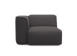 Sessel OTTO HOME "Sofa-Eckelement, Maße B/T/H: 109/97/46 cm", grau (anthrazit), B:109cm H:70cm T:97cm, Struktur fein (100% Polyester);Samtoptik (100% Polyester);Samtcord (92% Polyester, 8% Polyamid), Sessel, Sessel, als Modul oder separat verwendbar, für individuelle Zusammenstellung