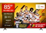 TCL Mini-LED-Fernseher "85Q6CX1", Energieeffizienz: D, schwarz, 85 ″, Fernseher, 4K Multi-HDR Dolby Vision, 144Hz, ONKYO Dolby Atmos, Apple Airplay 2, Mini-LED-Fernseher