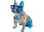 Dekofigur KARE DESIGN "Dog of Sunglass", mehrfarbig, B:19cm H:35,5cm T:32cm, Polyresin, Dekofiguren, Dekofigur