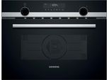 SIEMENS Backofen mit Mikrowelle "CM585AGS1", grau (edelstahl), B:59,4cm H:45,4cm T:57cm, Backöfen, Backofen mit Mikrowelle