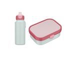 Lunchbox MEPAL "Lunchset Campus Switch 2er Set", bunt (cool mint, cool pink), B:2cm H:2cm L:2cm, ABS-Kunststoff, Lebensmittelaufbewahrungsbehälter, Lunchbox