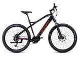 E-Bike ADORE "XPOSE" Gr. 51, schwarz (schwarz, schwarz), Elektrofahrräder, 51cm, 27,5 Zoll (69,85cm), E-Bike, Pedelec, Elektrofahrrad für Damen u. Herren, MTB