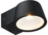 Außen-Wandleuchte TELEFUNKEN "LED Wandlampe", schwarz, Leuchten, LED Außenwandleuchte