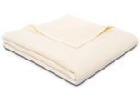 Wohndecke BIEDERLACK "Cotton Sense", beige (natur), B:150cm L:200cm, Baumwolle, Wohndecken, Wohndecke, aus 100% Baumwolle