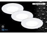 BRILONER LEUCHTEN LED Einbauleuchte "FLAT IN", weiß, Leuchten