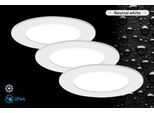 BRILONER LEUCHTEN LED Einbauleuchte "FLAT IN", weiß, Leuchten