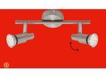 BRILONER LEUCHTEN LED Deckenleuchte "One", silber, Leuchten, LED Deckenleuchte