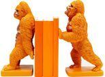 Buchstütze KARE DESIGN "Gorilla Orange", orange, B:17,5cm H:28,8cm T:15cm, Polyresin, Buchstützen, aus Polyresin