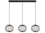 GLOBO LIGHTING Hängeleuchte "GALWAY", schwarz matt, 1, H: 150cm, 1 Stk., Leuchten, LED Hängeleuchte für Esszimmer schwarz modern, Hängeleuchte