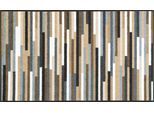 Läufer "Mikado Stripes" Gr. 18, beige (natur), B:75cm H:7mm L:120cm, Kunstfaser, WASH+DRY BY KLEEN-TEX, Teppiche, Läufer, Schmutzfangläufer, modernes Streifen Design, rutschhemmend, waschbar