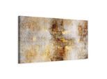 Leinwandbild Magic of Luxury Braun/Goldfarben ca. 120x40cm