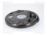 TRISCAN Spritzblech, Bremsscheibe 812523231 Hinterachse links für SMART