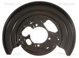 TRISCAN Spritzblech, Bremsscheibe 812529243 Hinterachse links für Mercedes VW