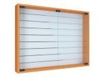 Mid.you Hängevitrine , Buchefarben , Holzwerkstoff , 8 Fächer , 80x60x10 cm , hängend , Esszimmer, Vitrinen, Hängevitrinen