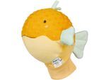 Handpuppe STERNTALER "Kugelfisch", orange (gelb), Puppen, Kinder, Flauschstoff