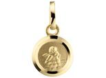 Engelanhänger JOBO "Anhänger Engel Schutzengel", gold (gelbgold 333), Schmuckanhänger, Damen, Gelbgold 333, 333 Gold