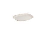 Tablett APS, weiß, B:32,5cm H:2,5cm L:26cm, Melamin, Tabletts, Melamin, weiß / beige