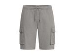 Cargoshorts BLEND "Cargoshorts BHKvalle", Herren, Gr. XL, N-Gr, grau (pewter), Obermaterial: 99% Baumwolle CO. 1% Elasthan EL., Hosen