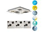 LIGHT & MORE LED Deckenleuchte "Vincent", weiß, 1, H: 6cm, 1 Stk., Leuchten, inkl. CCT, Memory, Nachtlicht, dimmbar, IR-Fernbedienung, L/B: 46,8cm, LED Deckenleuchte