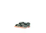 Sandale JACK WOLFSKIN "TARACO BEACH SANDAL K", Mädchen, Gr. 35, grün (hellgrün), Synthetik, Schuhe Sandale