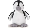 Kuscheltier NICI "Pinguin, 20 cm", schwarz-weiß (weiß, schwarz), Plüschfiguren, KinderH:20cm, Plüsch, Kuscheltier, H:20cm