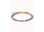 PURELEI Amethyst Armband, verstellbare Länge