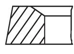 MAHLE Kolbenringsatz 03996n0