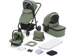 Kombi-Kinderwagen FILLIKID "Jaguar", Kinder, grün (grün melange), Polyester, Stahl, Kinderwagen