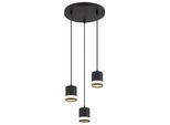 GLOBO LIGHTING Hängeleuchte "LUCERO", schwarz, 1 Stk., Leuchten, Hängelampe/Pendelleuchte/Esszimmer/Wohnzimmer/Esstisch, Hängeleuchte