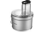 KITCHENAID Zerkleinereraufsatz "5KSM2FPA Food-Processor-Vorsatz", silber (silberfarben), B:25,9cm H:24,6cm T:17,5cm, Küchenmaschinen-Aufsätze, passt nicht für 5KSM7990X