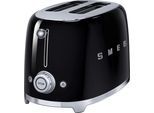 SMEG Toaster "TSF01BLEU", schwarz, B:32,5cm H:19,8cm T:19,5cm, Toaster