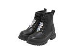 Stiefel BUFFALO "Buffalo ASPHA RLD ICE 2.0 - VEGAN NAPPA", Damen, Gr. 42, schwarz, Kunstfaser, unifarben, Schuhe Stiefel