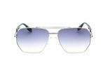 Marc Jacob Palladium blauwe lens zilveren zonnebril