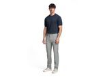 Hose Voss im Slim Fit grau mit fünf Taschen
